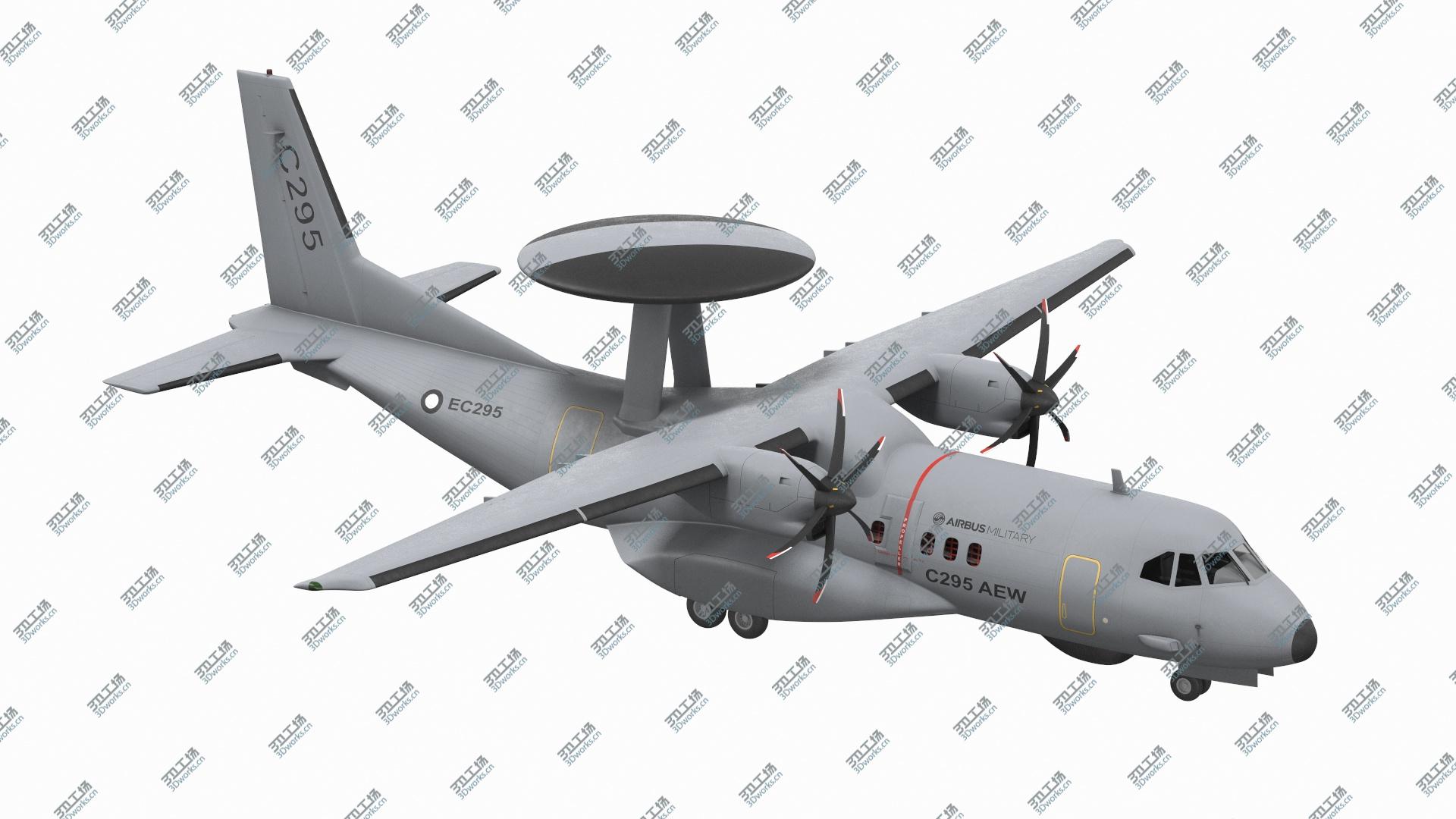 images/goods_img/20210313/Airbus C295 Airborne Early Warning and Control Aircraft 3D model/3.jpg
